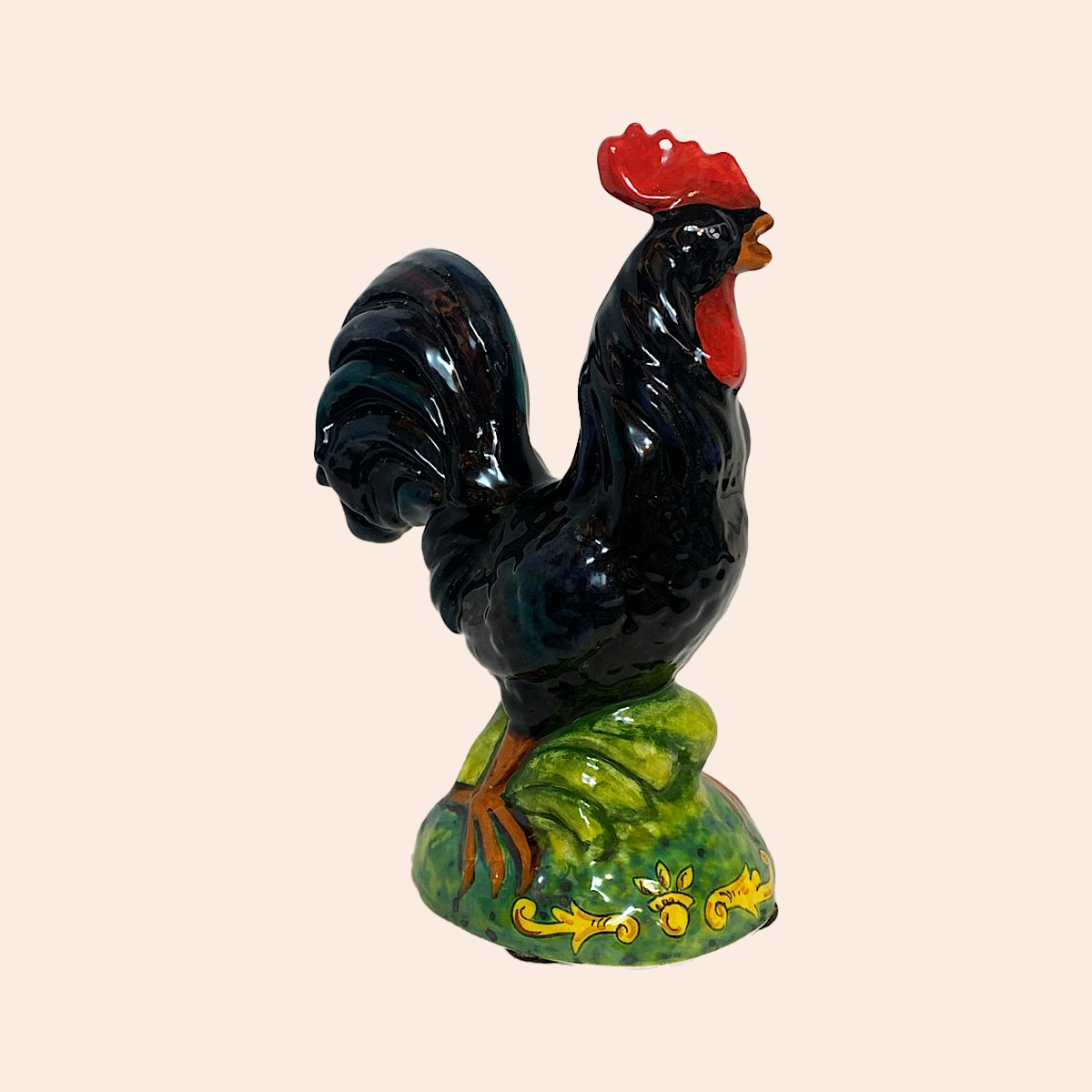 ROOSTER OR COCKEREL CM.27H, MIXED COLORS